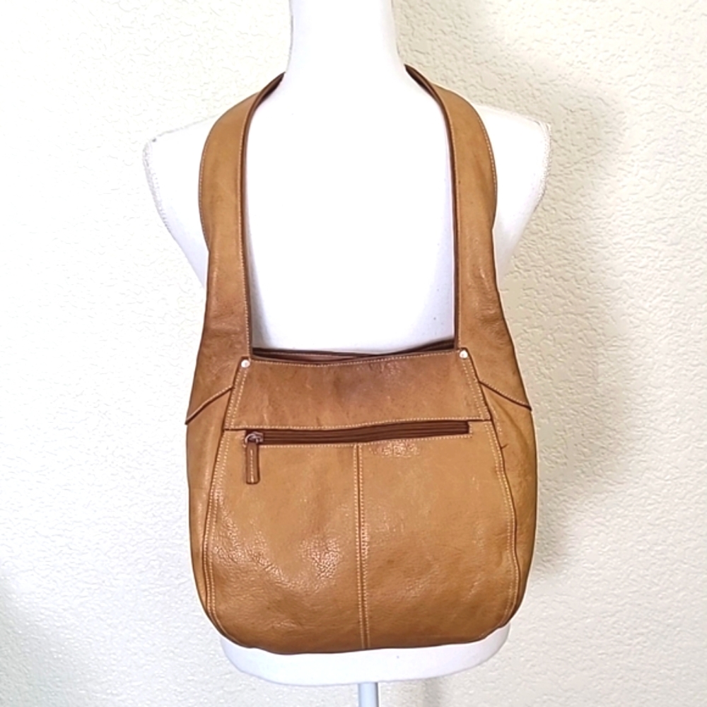 Tignanello tan leather bag